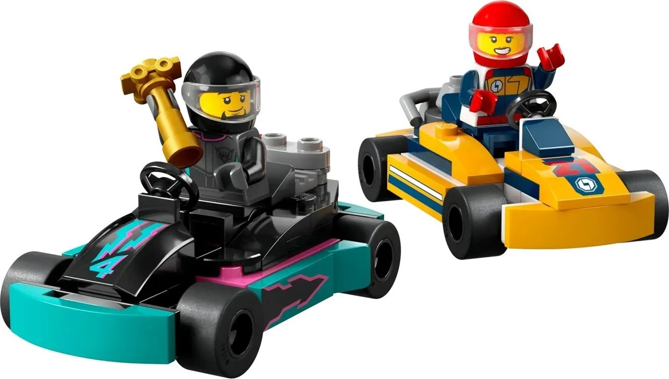 Set LEGO City 60400 Go-Karts dhe Garues