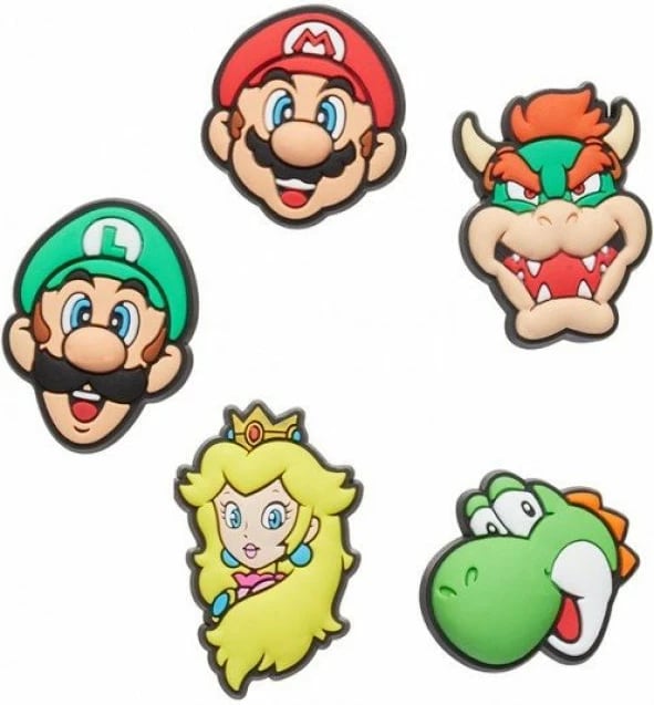 Aksesorë për Crocs, Jibbitz me Super Mario për fëmijë