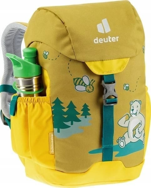 Çantë shpine Deuter Schmusebar për fëmijë, e verdhë