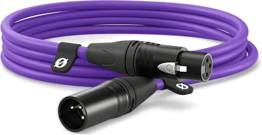 Kabëll audio RODE XLR3M-PU, 3 m, Purple