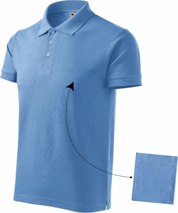 Maicë polo Malfini për meshkuj, blu
