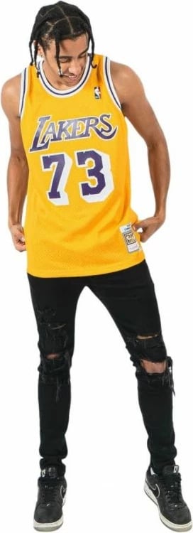 Fanellë Mitchell & Ness për meshkuj, e verdhë