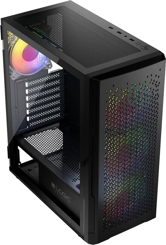 Kasë LOGIC ARAMIS ARGB MINIDI USB 3.0, e Zezë Kasë LOGIC ARAMIS ARGB MINIDI USB 3.0, e Zezë