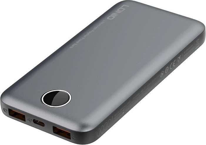Powerbank LDNIO PQ10, 10000mAh, 22.5W, Gri