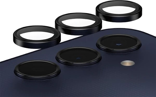 Mbështjellës kamerë PanzerGlass Hoops për Samsung Galaxy A25 5G, i zi