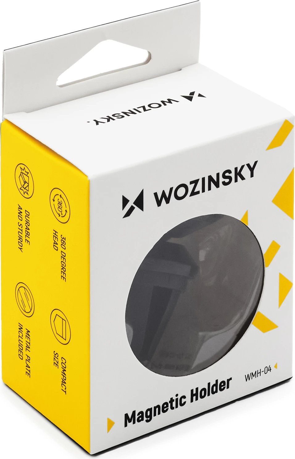 Mbajtës magnetik për veturë Wozinsky WMH-04, për grilë, i zi