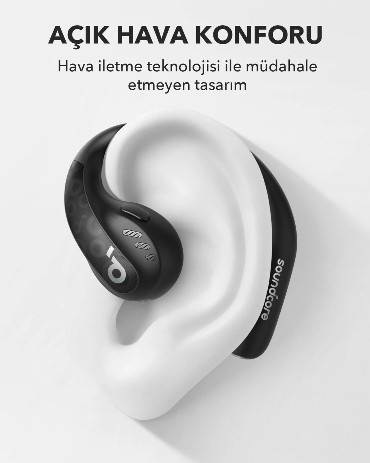 Kufje Anker Soundcore AeroFit Pro Biae, të bardha