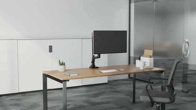 Krah monitori Kensington SmartFit Premium Durable, për tavolinë, deri 49", i zi