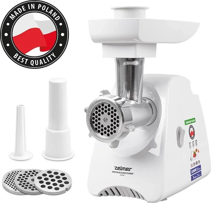 Makinë mishi Zelmer ZMM5801P, 2200 W, Bardhë Makinë mishi Zelmer ZMM5801P, 2200 W, Bardhë