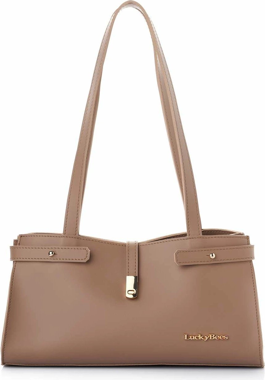 Çantë krahu Lucky Bees, ngjyrë mink, Maya