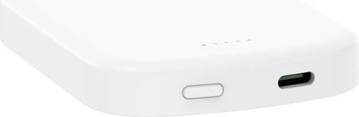 Power bank CRONG MagSpot Wireless 5000mAh me MagSafe, Bardhë