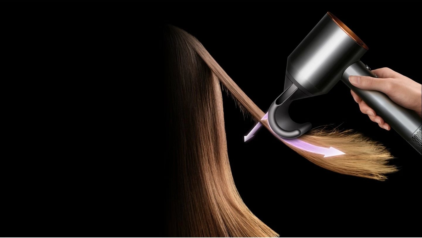 Tharëse flokësh Dyson Supersonic, 110000 RPM, 13.3 l/s, Bakër, Nikël