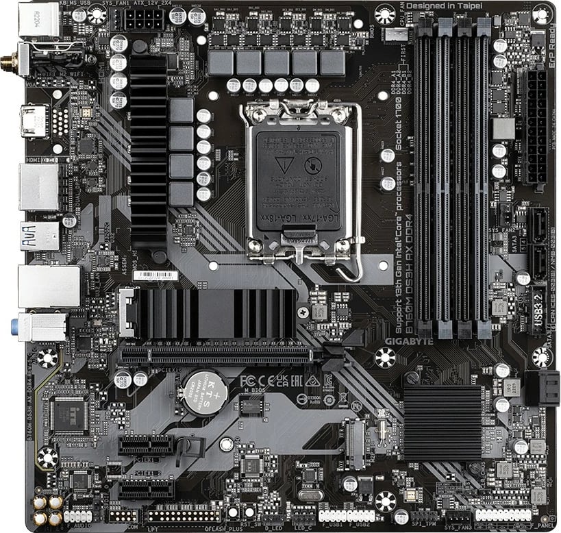Pllakë amë Gigabyte B760M DS3H AX DDR4, Socket LGA1700, micro ATX