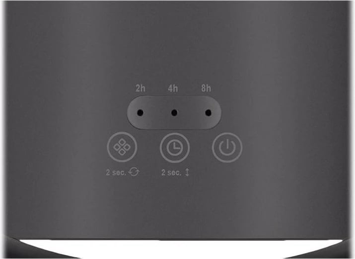 Ngrohës ventilator keramik 3D, UNOLD, 86535, me telekomandë dhe kohëmatës 8 orë, oscilim 80°/pjerrje 45°, bakër/zi