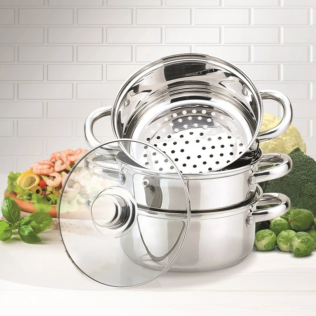Set me 3 tenxhere MAESTRO MR-2900-24, çelik inox 