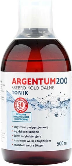 Tonik për fytyrë unisex Aura Herbals Argentum 200, 500ml