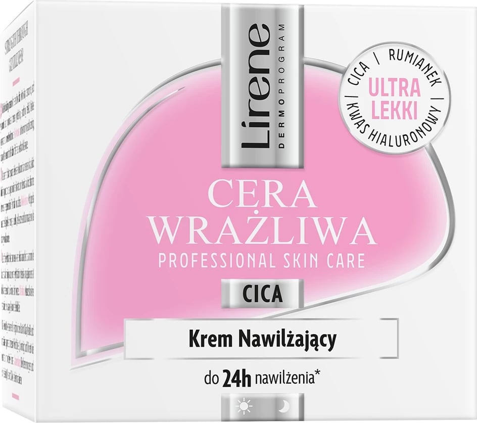 Krem hidratues për femra Lirene Sensitive Skin 50ml