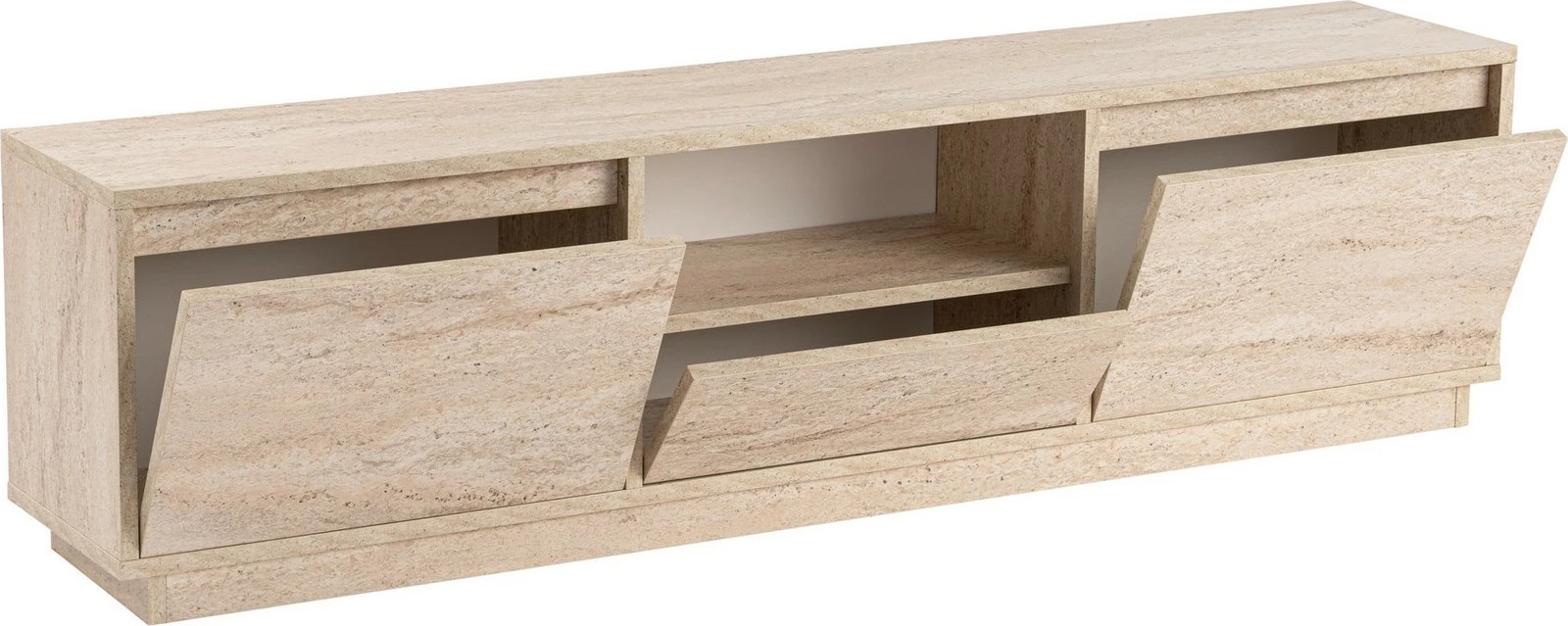Komodë TV Nordure, Vanguard, ngjyrë travertine