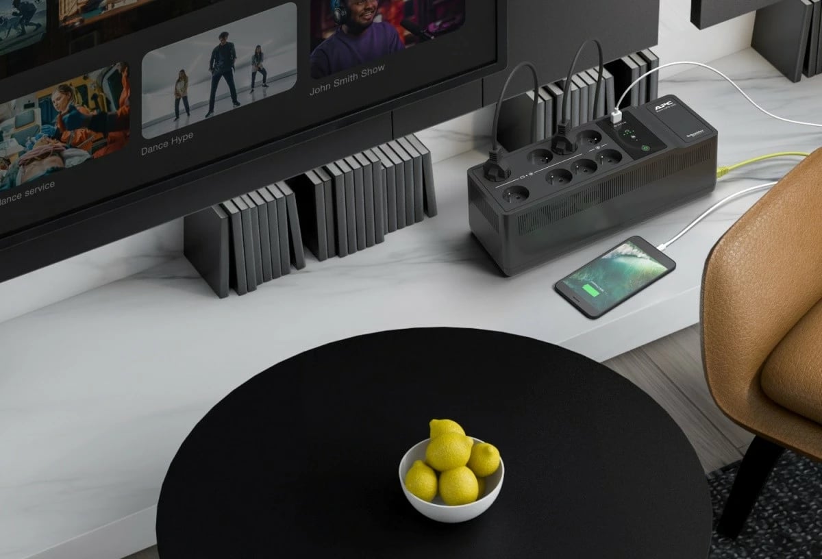 UPS APC BE500G2-FR Back-UPS, 500VA, 8 dalje, USB, e zezë