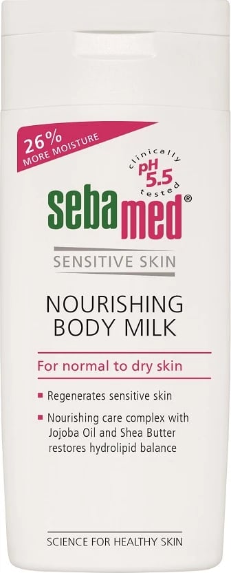 Qumësht trupi Sebamed Sensitive Skin, 200ml