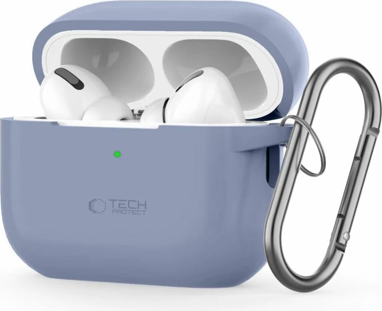 Mbështjellës Tech-Protect Silicone Hook për AirPods Pro/Pro 2, Blu