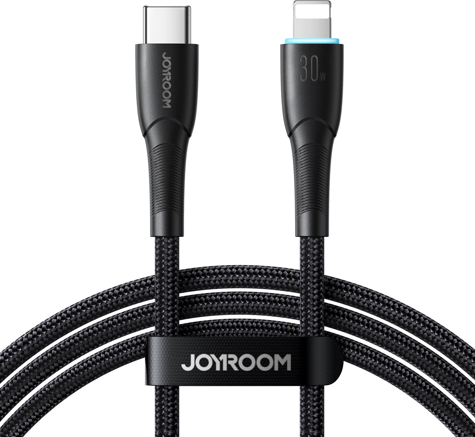 Kabllo Joyroom Starry Series SA32-CL3, USB-C në Lightning, 1m, 30W, e zezë