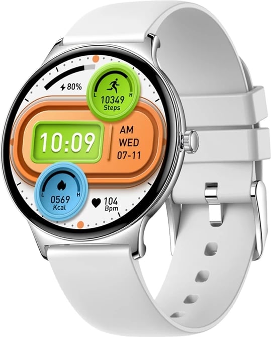 Smartwatch Colmi V89 1.43" AMOLED 466×466 thirrje Bluetooth IP67 Android/iOS argjendtë