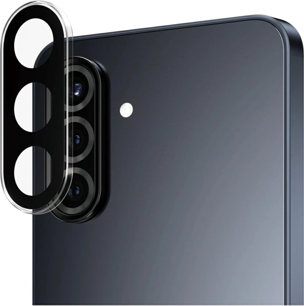 Mbrojtës kamere PanzerGlass Hoops për Samsung Galaxy A36 5G, xham i temperuar, Transparent