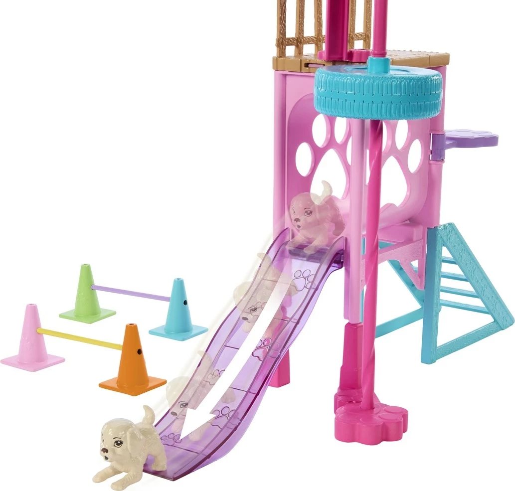 Set lodrash Barbie Dog Playground + Stacie MATTEL HRM10, Shumëngjyrësh