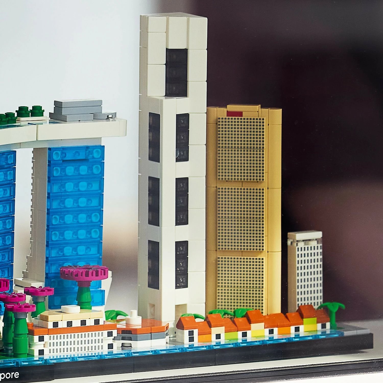 Set ndërtimi LEGO Architecture 21057 Singapur, 827 pjesë, multikolor