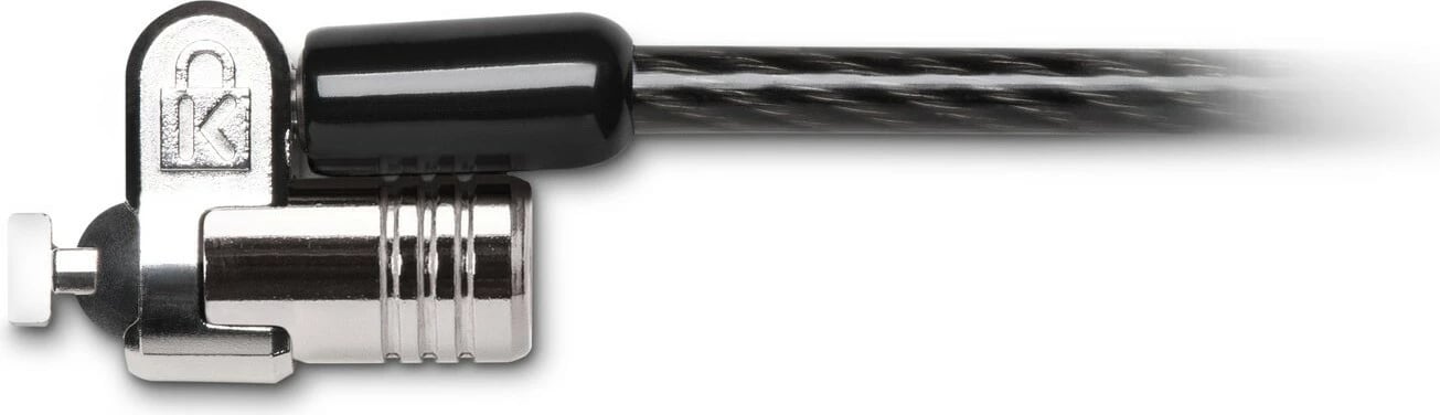 Kensington MicroSaver 2.0, Çelës, Çelik karboni, Zi, Argjendtë