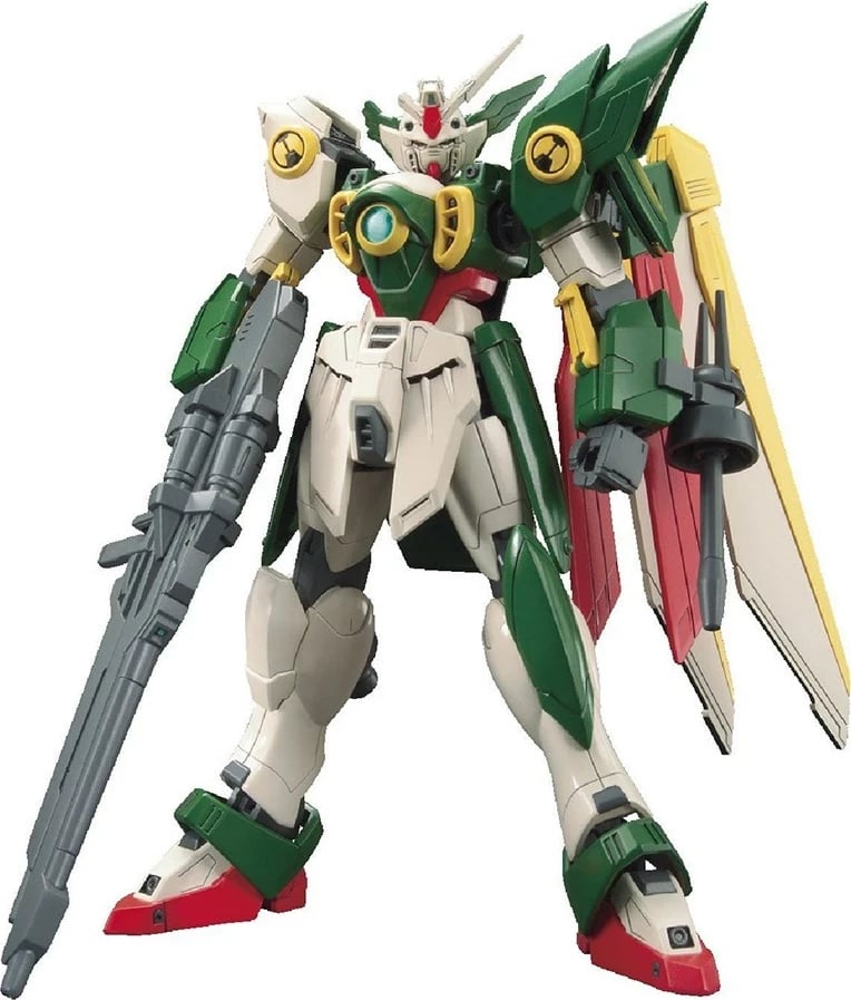 Model BANDAI HGBF 1/144 Wing Gundam Fenice, Gjelbër