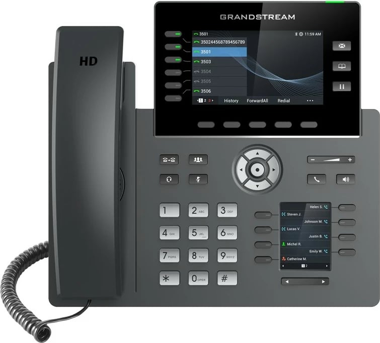 Telefon IP Grandstream GRP2616, 6 linja, i zi