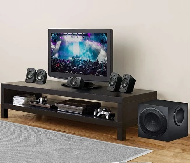 Logitech Surround Sound Speakers Z906 500 W Black 5.1 channels Logitech Surround Sound Speakers Z906 500 W Black 5.1 channels