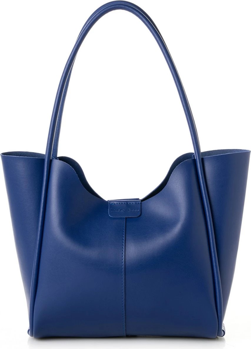 Tote bag Lucky Bees, ngjyrë sax blue, 1264 Farina