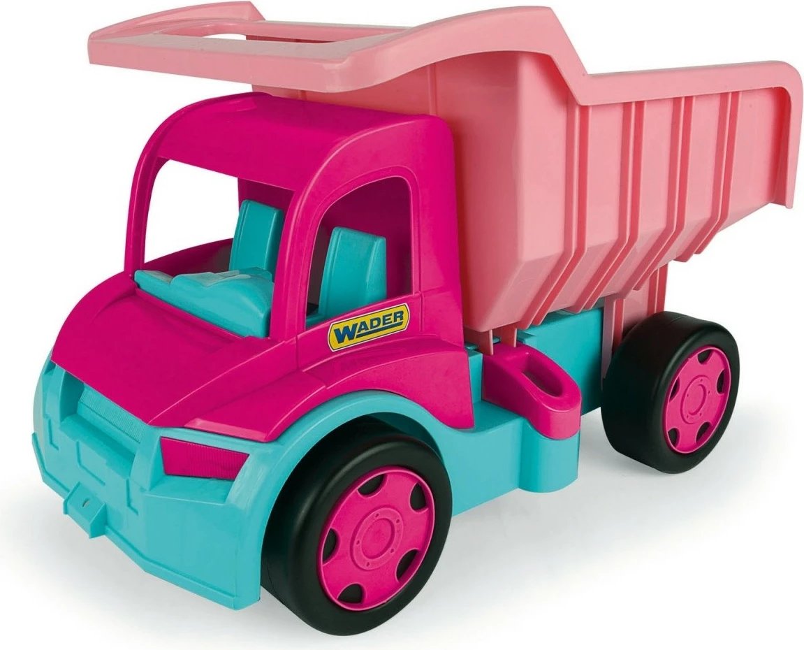 Kamion lodër Wader Gigant Pink Dump Truck, 55 cm, Rozë/Blu