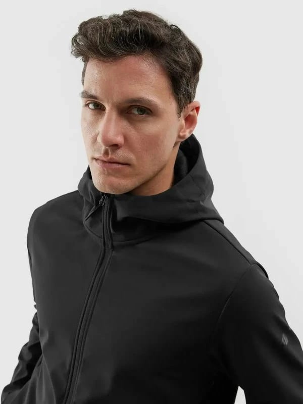Jakne softshell për meshkuj 4F, e zezë
