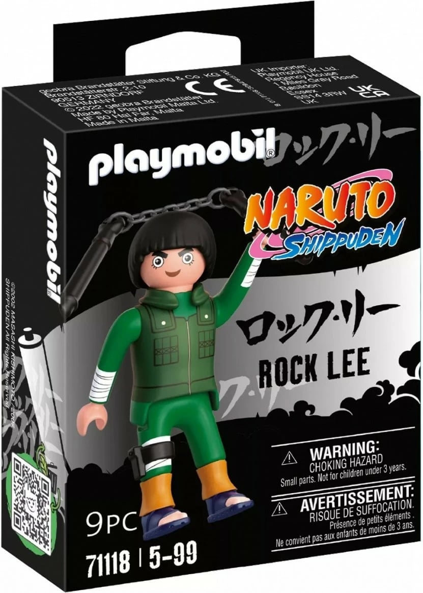 Figurë aksioni Playmobil Naruto Shippuden 71118 Rock Lee, 9 pjesë