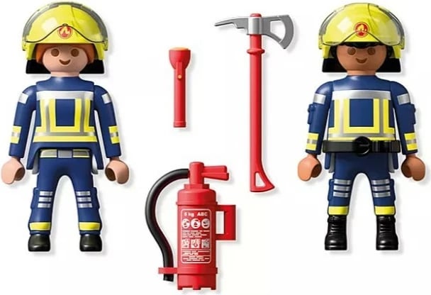 set me figura, Playmobil, 71885 Fire Brigade, 10 pjesë, 4-10 vjeç, Duo Pack