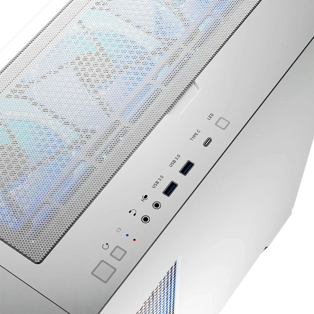 Kasë MODECOM Horizon ARGB Flow Midi, E-ATX, e bardhë