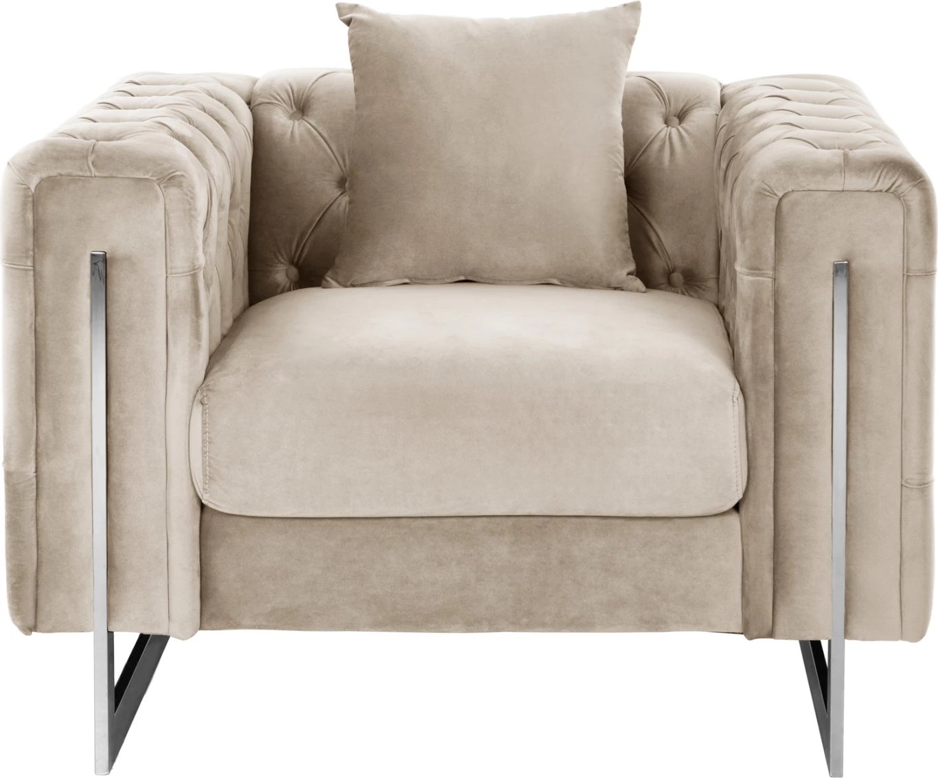 Fotelje Chesterfield krem, FH3261.02, 99x86.5x77H cm
