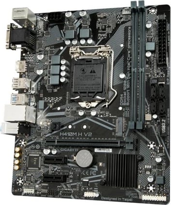 Pllakë amë Gigabyte H410M H V2, Intel, LGA 1200, DDR4-SDRAM, 64 GB