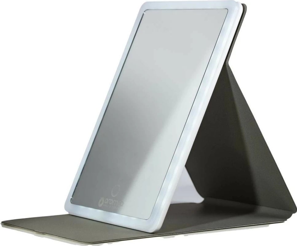 Pasqyrë Oromed Gold-Mirror Led x, zmadhim 2x, ndriçim LED, e bardhë