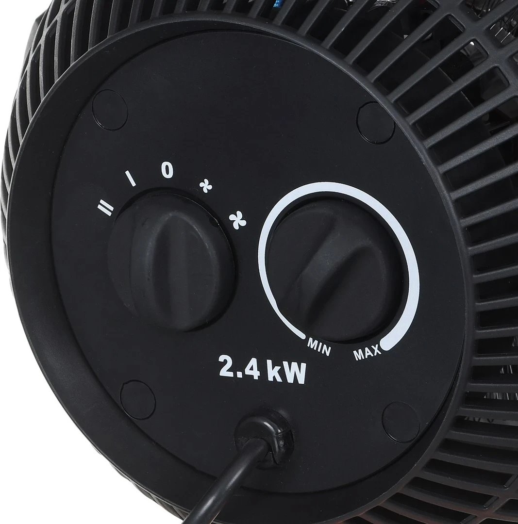 Ngrohës elektrik dhe ventilator NEO TOOLS 90-070, 2400 W, Zi dhe Portokalli