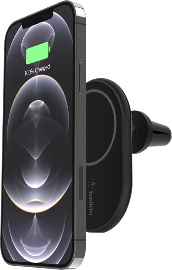 Karikues për në veturë Belkin, me kabëll USB Type-C, i zi