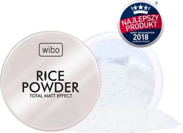 Pudër e lirshme për femra Wibo Rice Powder Total Matt Effect, Transparent, 5.5g