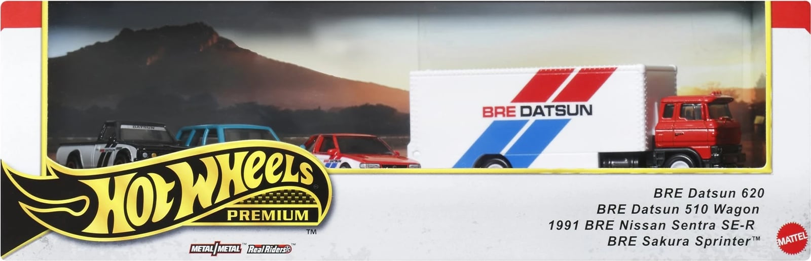 Set koleksionues Hot Wheels Premium BRE Team, Multingjyrësh