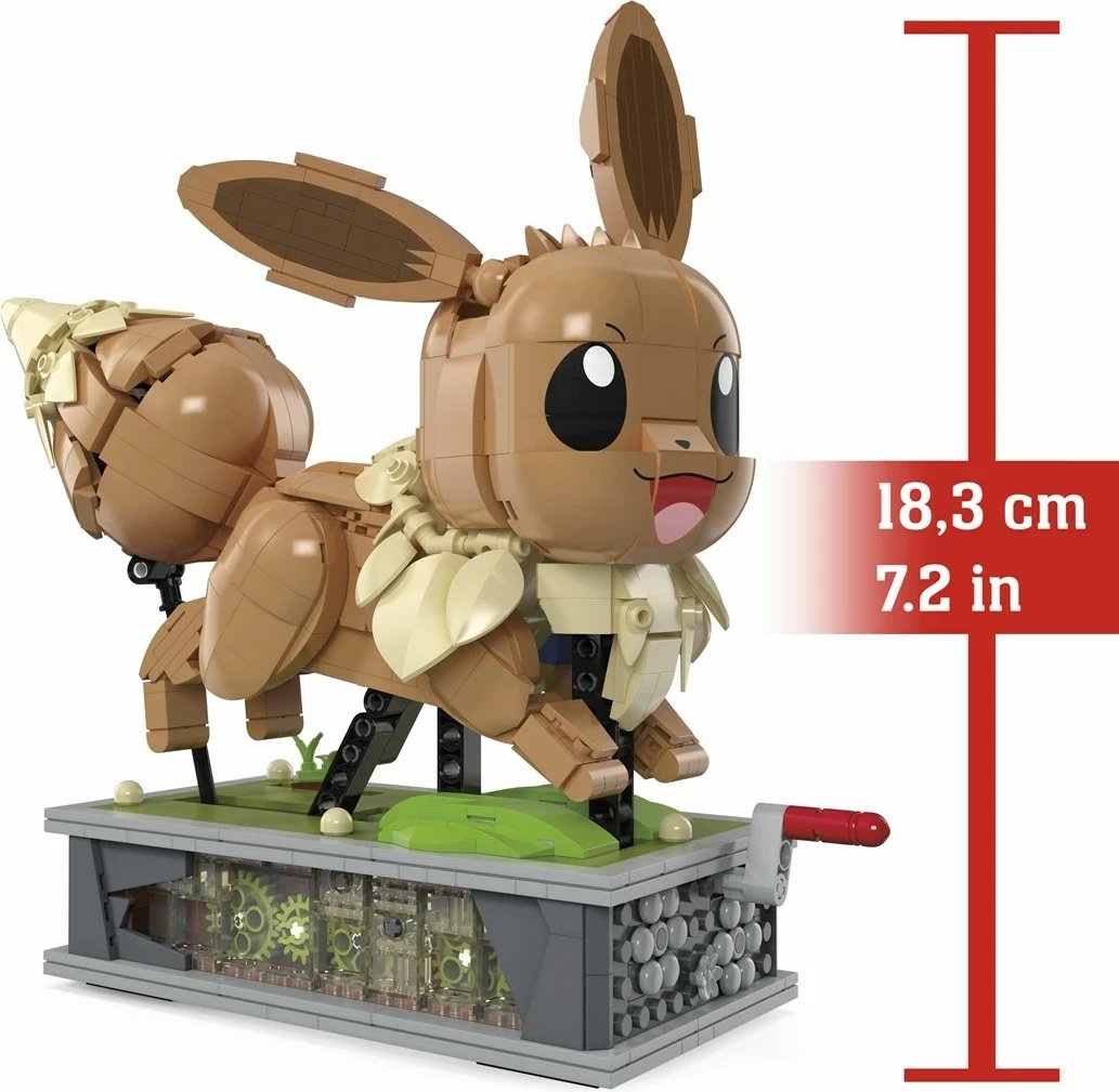 Set ndërtimi MEGA Pokémon Showcase Motion Eevee, Multikolor