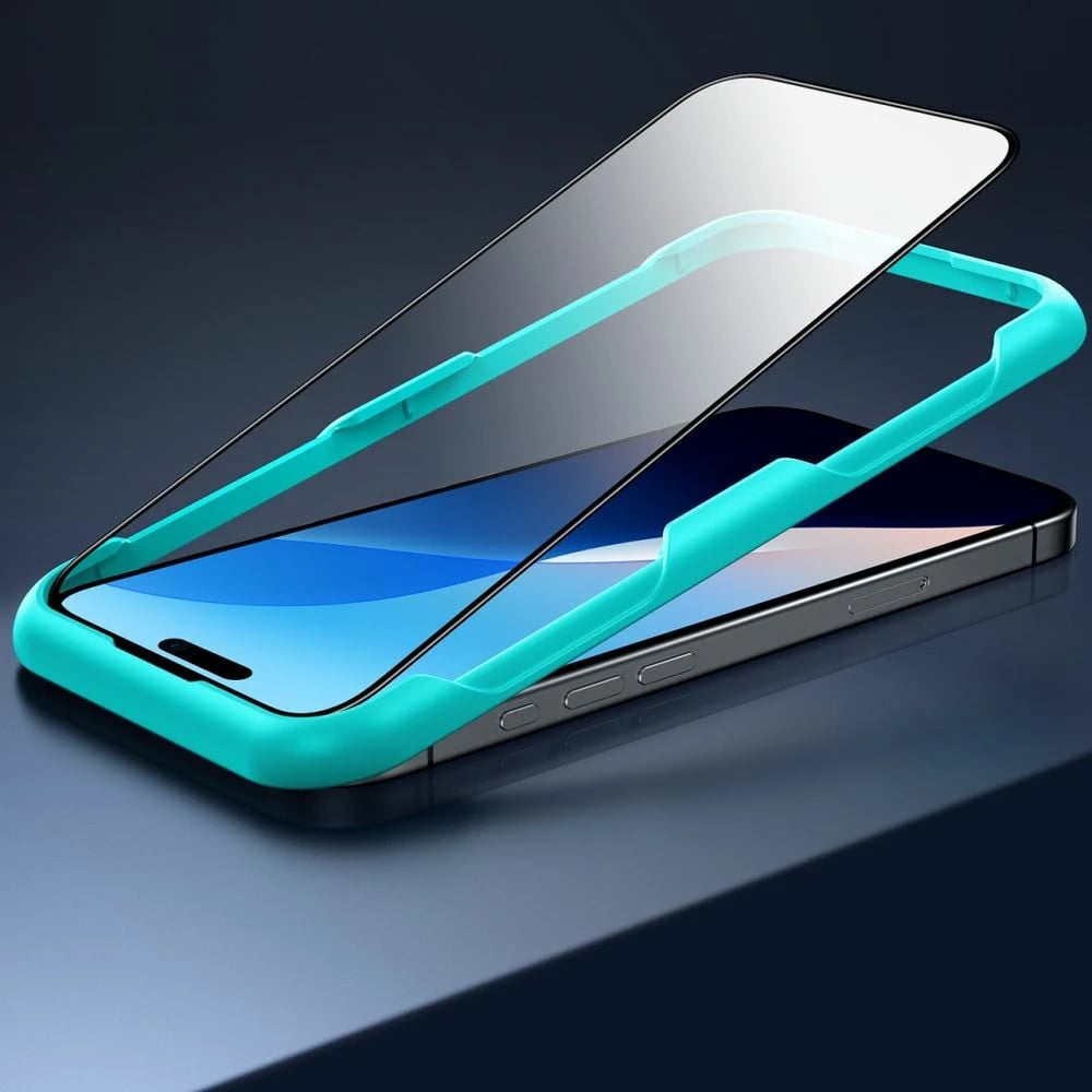 Mbrojtës ekrani xhami ESR për iPhone 15 Pro Max, 2 copë, Transparent