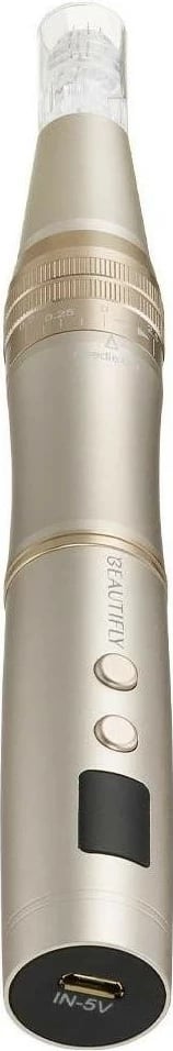 Pajisje bukurie Beautifly Meso Intense, 6 nivele intensiteti, ekran LCD, ngjyrë ari